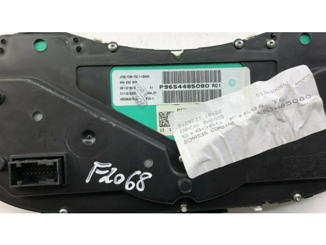 Панель приборов P9654485080, F2068   Peugeot 307       