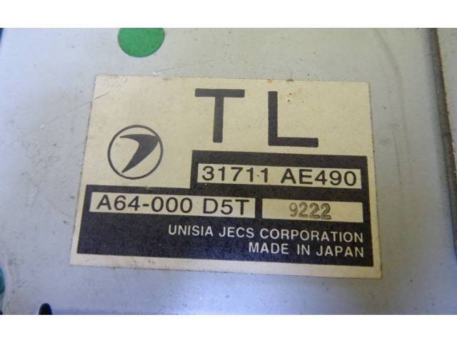 Блок управления двигателя 31711AE490, A64-000D5T   Subaru Forester SF