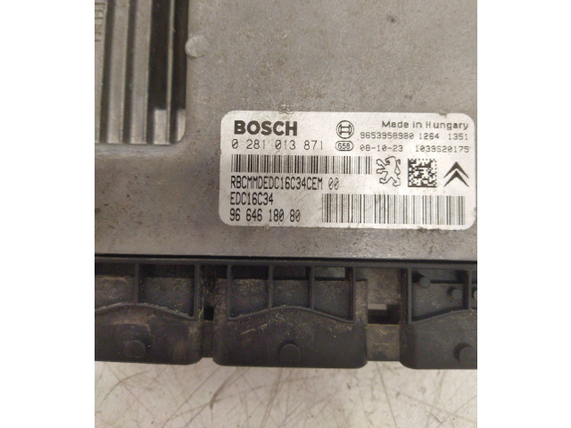 Řídící jednotka 9664618080, 9653958980 Citroen Berlingo 2009