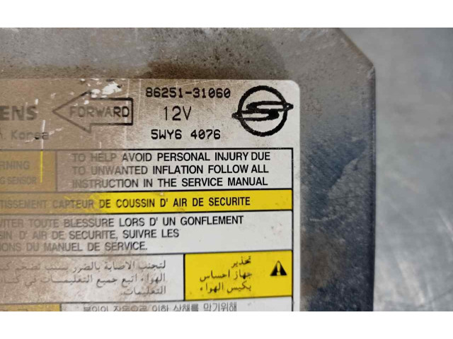 Блок подушек безопасности 8625131060, 5WY64076 SsangYong Actyon