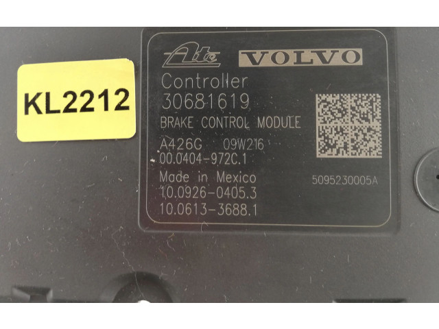 Блок АБС 30681619, KL2212   Volvo  V70  2008 - 2013 года