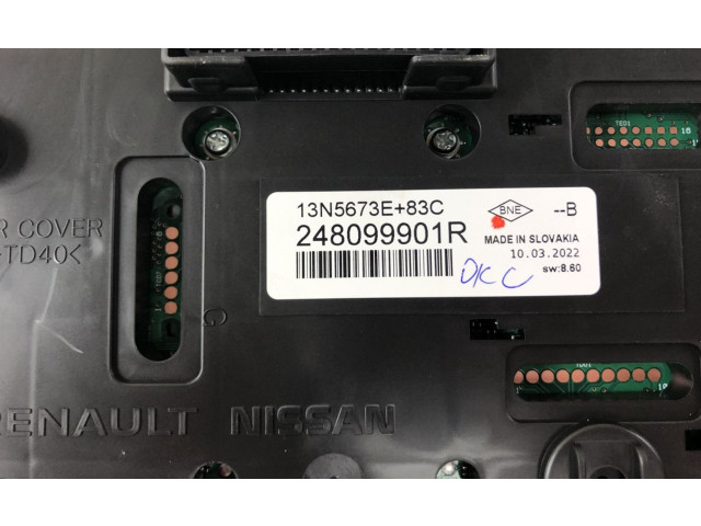 Přístrojová deska Renault Kangoo III 2022 248099901R, 248099901R
