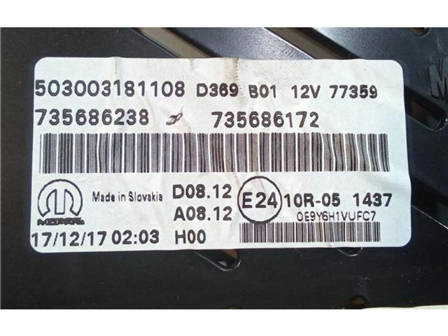 Панель приборов 735686238, 735686238   Jeep Renegade       