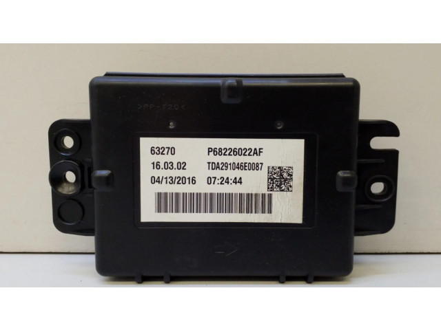 Блок управления климат-контролем 68226022AF, TDA291046E0087 Chrysler Pacifica