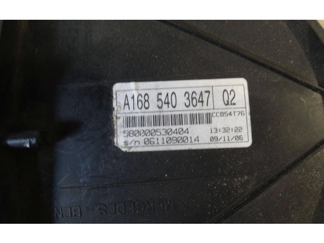 Přístrojová deska Mercedes-Benz A W168 1997 A1685403647