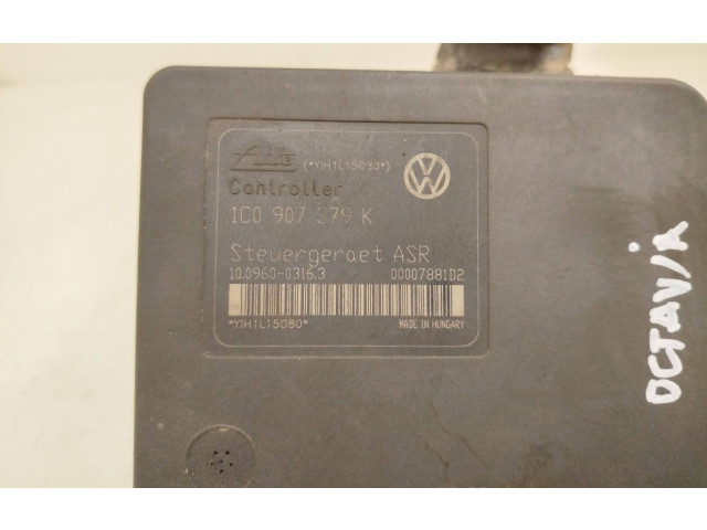 Блок АБС 1C0907379K, 00007881D2 Skoda Octavia Mk1 (1U) 1996 - 2004 года