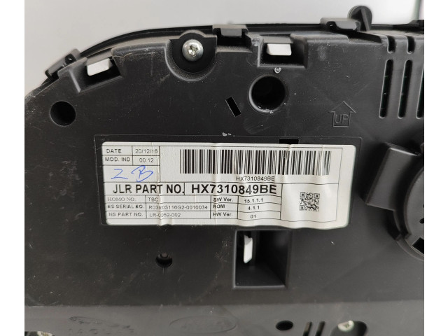 Дисплей HX7310849BE Jaguar XE