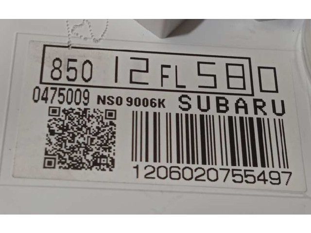 Přístrojová deska Subaru XV 2022 85012FL580
