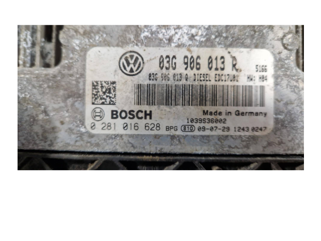 Блок управления двигателя 03G906013R, 03G906013Q Skoda Fabia Mk2 (5J)