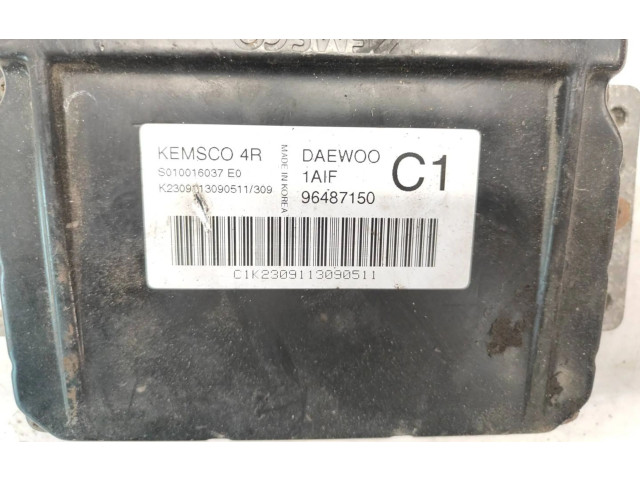 Блок управления двигателя 96487150, S010016037   Chevrolet Tacuma