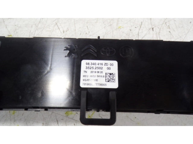 Модуль блока управления кондиционером 98081722ZD, 98340416   Peugeot Partner III