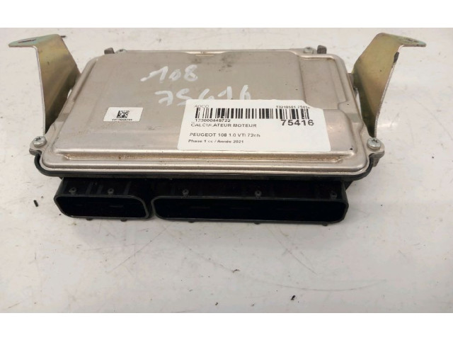 Блок управления двигателя B001183680, B001183680 Peugeot 108