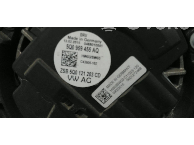 Вентилятор радиатора 5Q0959455AQ, 2Q0959455AG Audi A3 S3 8V