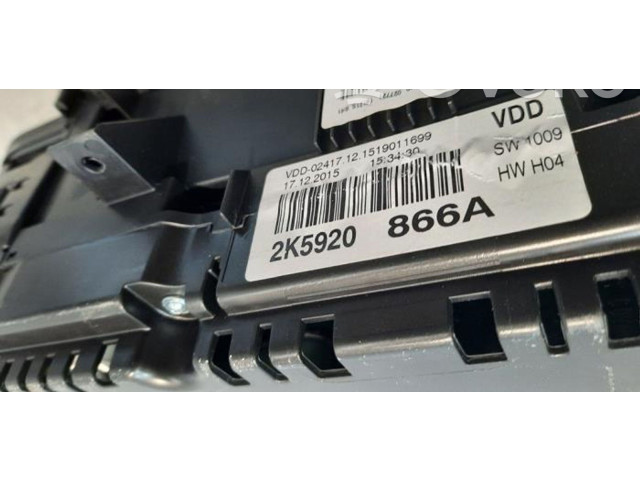Панель приборов 2K5920866A Volkswagen Caddy