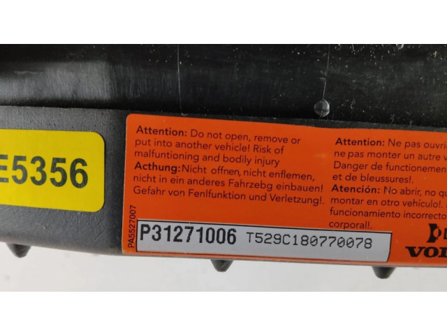 Подушка безопасности водителя P31271006, T529C180770078 Volvo V70
