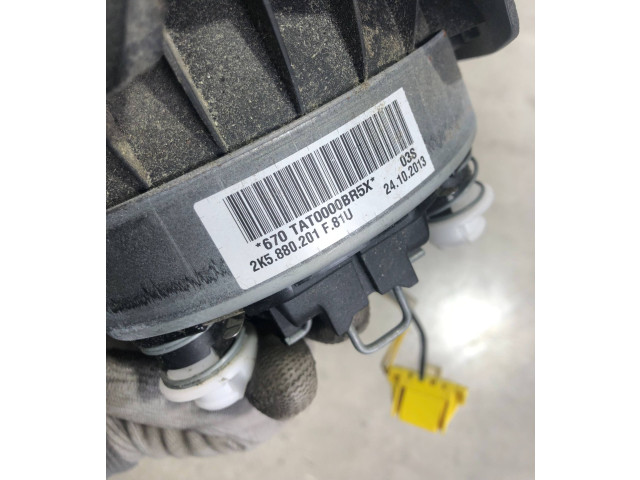 Подушка безопасности водителя 2K5880201F Volkswagen Caddy