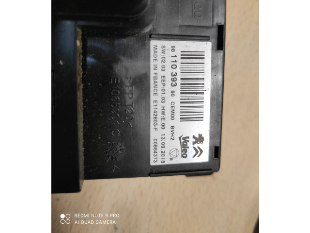 Блок управления климат-контролем 9811039380 Citroen C3 Aircross