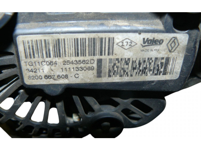 Генератор TG11C064, 8200667608 Dacia Duster