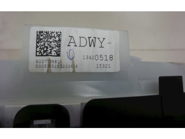 Панель приборов 13420518, 13420518 Opel Meriva B