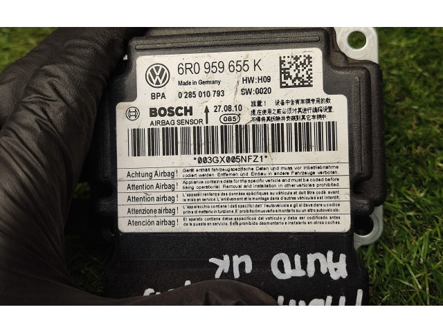 Блок подушек безопасности 6R0959655K, 0285010793   Skoda Fabia Mk2 (5J)