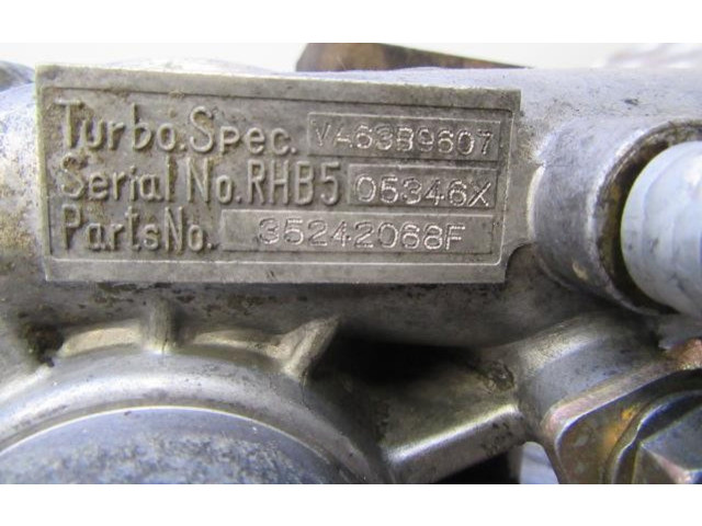 Turbodmychadlo Турбина VA63B960T, 35242068F Chrysler Voyager 2.5 D-M00