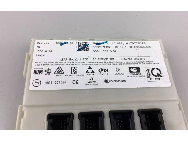 Блок комфорта 5DGC17F06, 5A1D054 Mini One - Cooper F56 F55