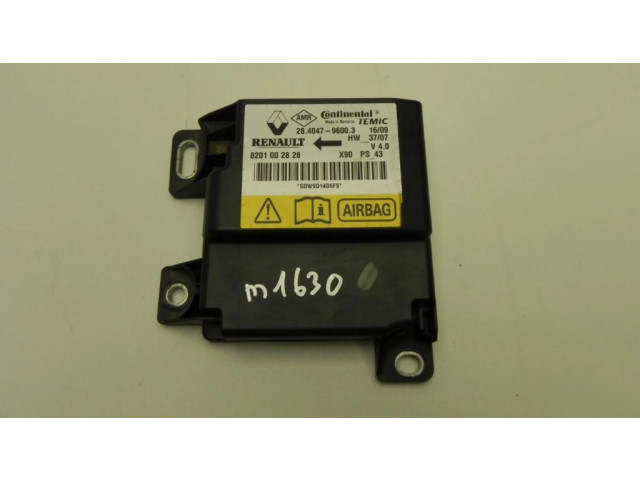 Блок подушек безопасности 8201002828   Dacia Sandero