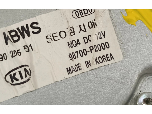 Моторчик заднего дворника 98700P2000    KIA Sorento IV