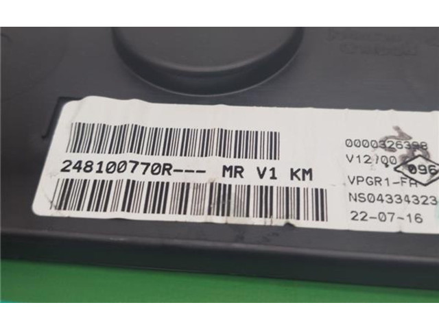 Панель приборов 248100770R, 248100770R Dacia Dokker