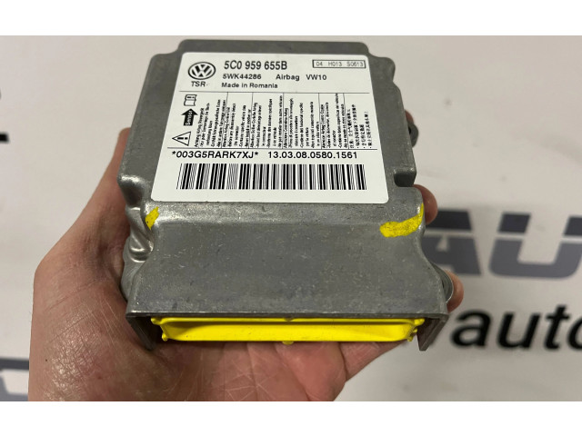 Блок подушек безопасности 5C0959655B, 5WK44286 Skoda Yeti (5L)