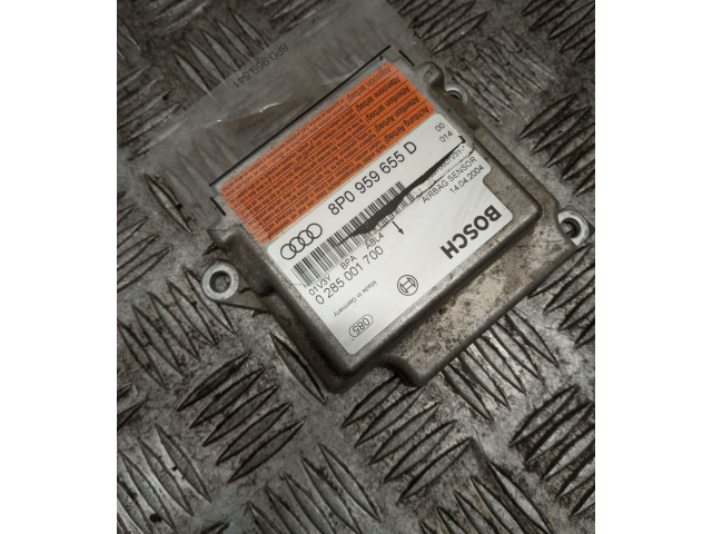 Блок подушек безопасности 8P0959655D, 0285001700   Audi A3 S3 8P