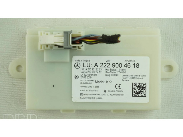 Блок управления A2229004618, A2229026417   Mercedes-Benz E W213
