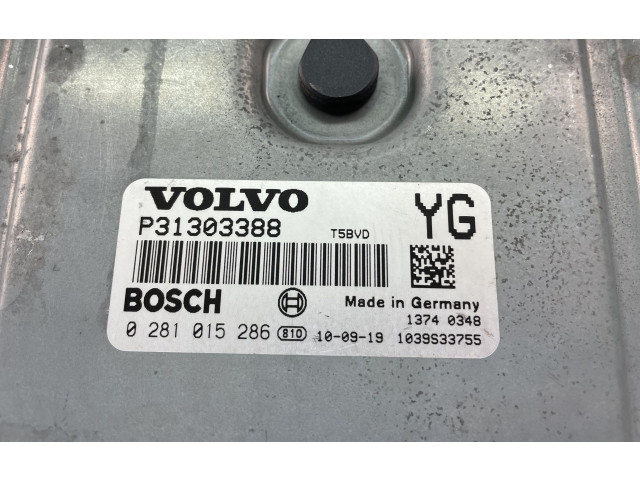 Блок управления двигателем Блок управления P31303388, 0281015286 Volvo S60