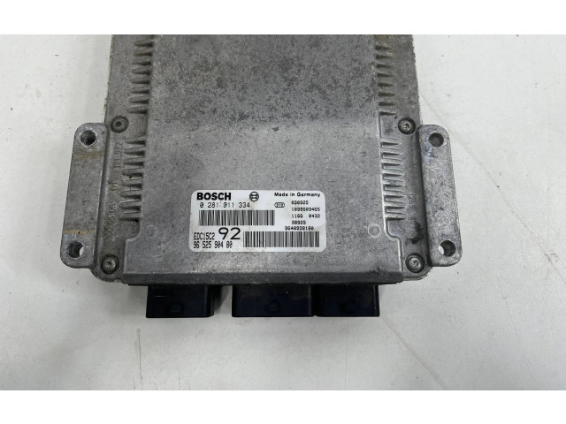 Блок управления двигателя 0281011334, 9640938180 Lancia Phedra