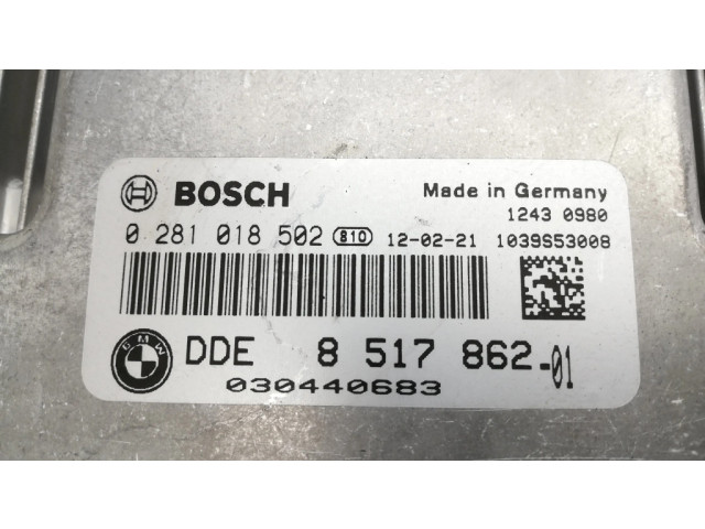 Блок управления двигателя 851786201 BMW X3 F25