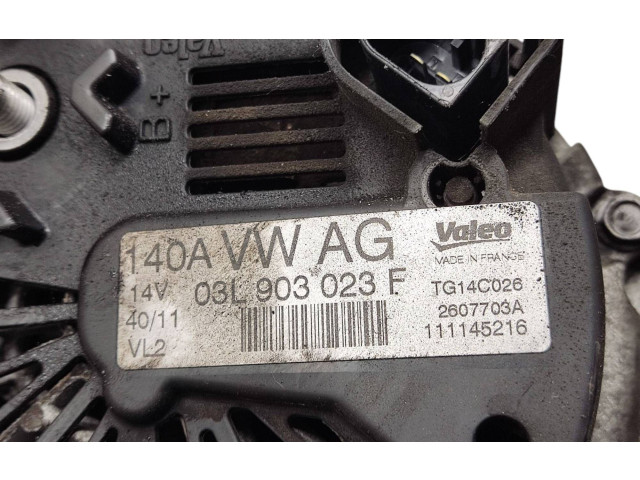 Генератор 03L903023F, 2607703A   Volkswagen Golf VI      