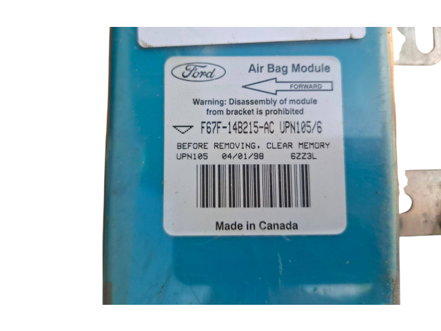 Блок подушек безопасности F67F14B215AC   Ford Explorer
