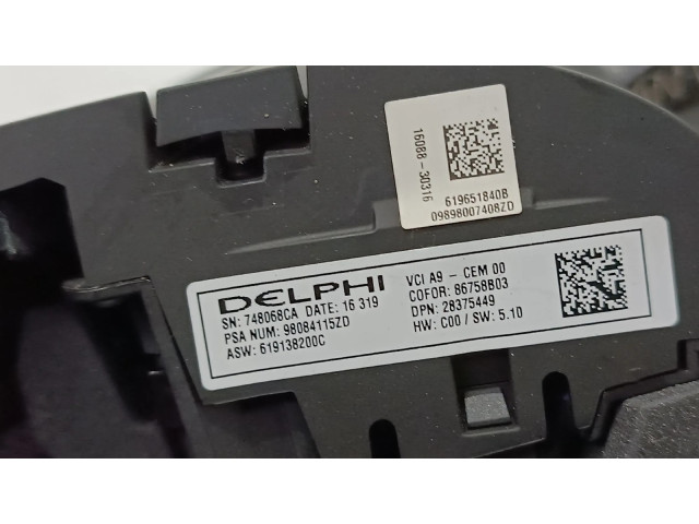 Руль Peugeot 2008 I  2013-2019 года 9812862880      