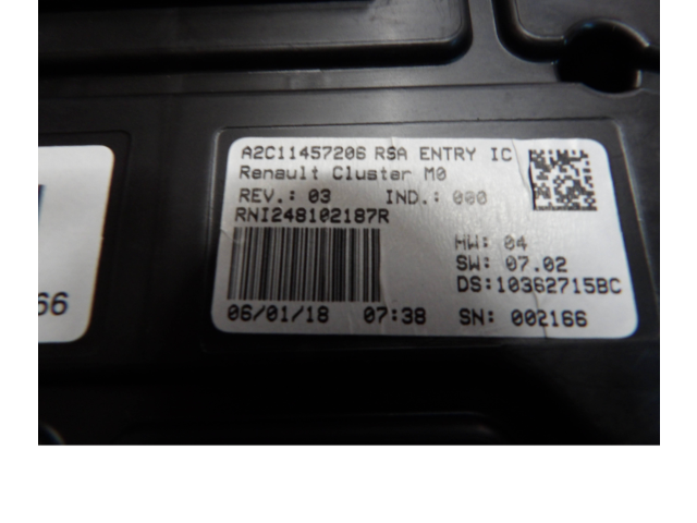 Панель приборов 248102187R, A2C11457206 Dacia Duster II