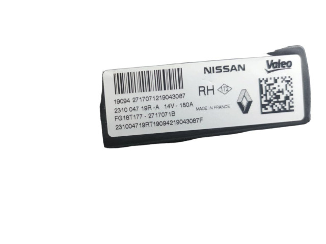 Генератор 231009392R Dacia Sandero