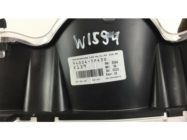 Přístrojová deska  KIA Venga 2010 940041P430, W1594  