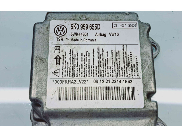 Блок подушек безопасности 5K0959655D   Skoda Yeti (5L)