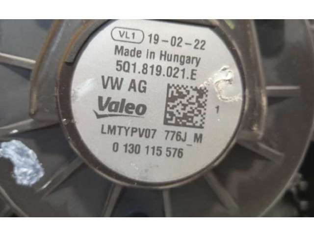 Вентилятор печки 5Q1819021E, 5Q0907521C Volkswagen Golf SportWagen