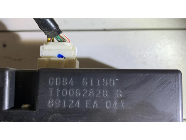 Блок управления климат-контролем 89124EA041, GDB461190   Mazda 6