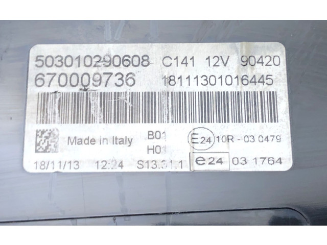 Přístrojová deska Maserati Quattroporte 2013 670009736