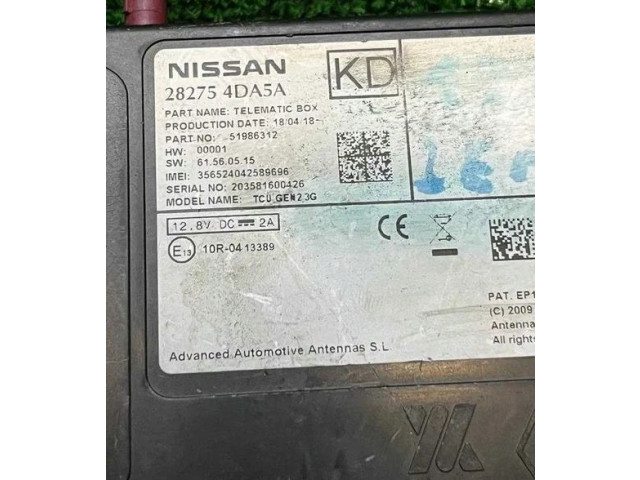 Блок управления 282754DA5Aautoas   Nissan Leaf I (ZE0)