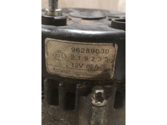 Генератор 96289030, 96289030   Chevrolet Matiz      