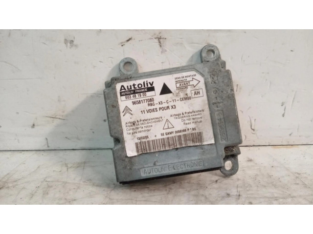 Блок подушек безопасности 9658177080, CENTRALITAAIRBAG Citroen Berlingo