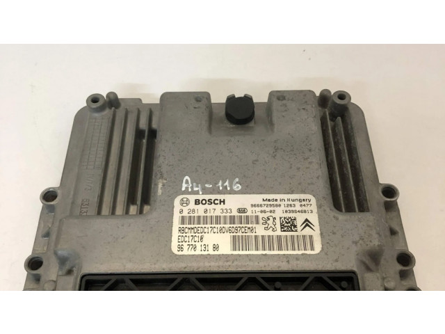 Řídící jednotka 9677013180, 0281017333   Citroen C3 Picasso 2011