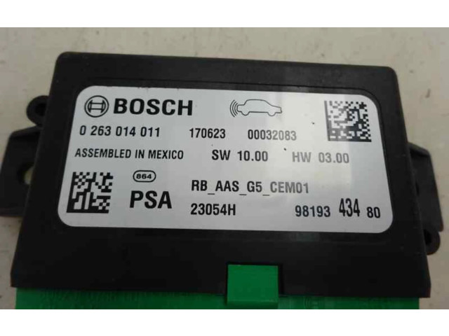 Блок управления 9819343480   Peugeot 2008 I